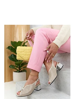 Sandály na podpatku  model 226584 Solea