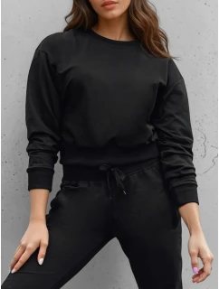 Dámská klasická černá mikina model 21993503 - Dstreet