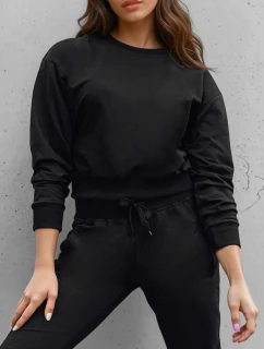 Dámská klasická černá mikina model 21993503 - Dstreet