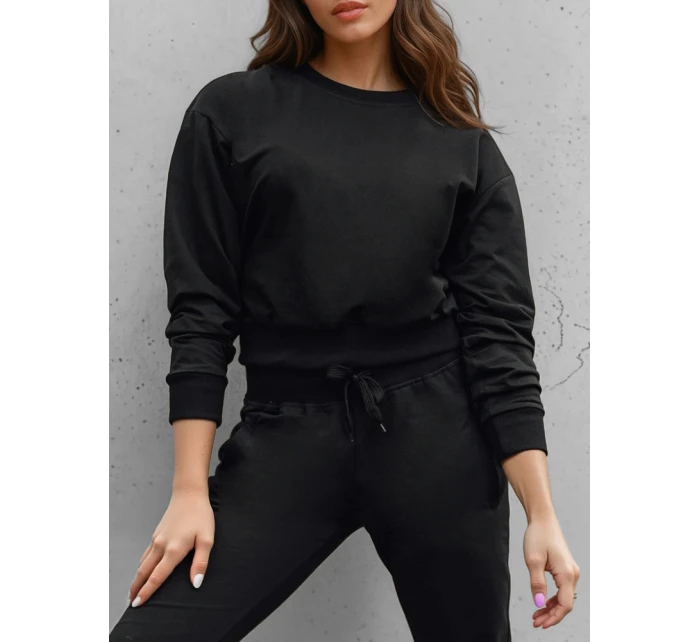 Dámská klasická černá mikina FashionStreet BY1526