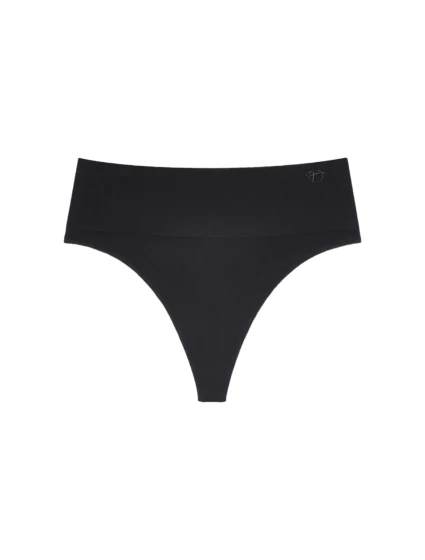 Dámská tanga Triumph Soft Sculpt Bandeau String - BLACK - černé 0004 - TRIUMPH