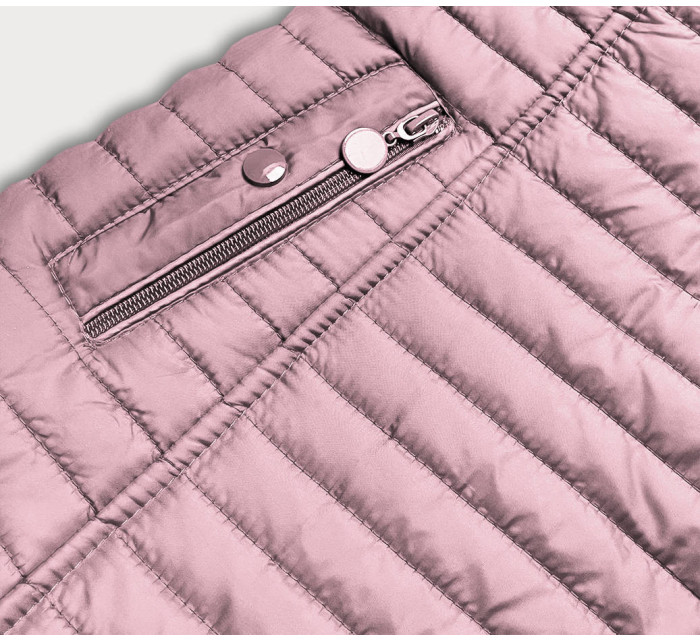 Růžová dámská bunda s podšívkou model 17099661 - Andrea Lee