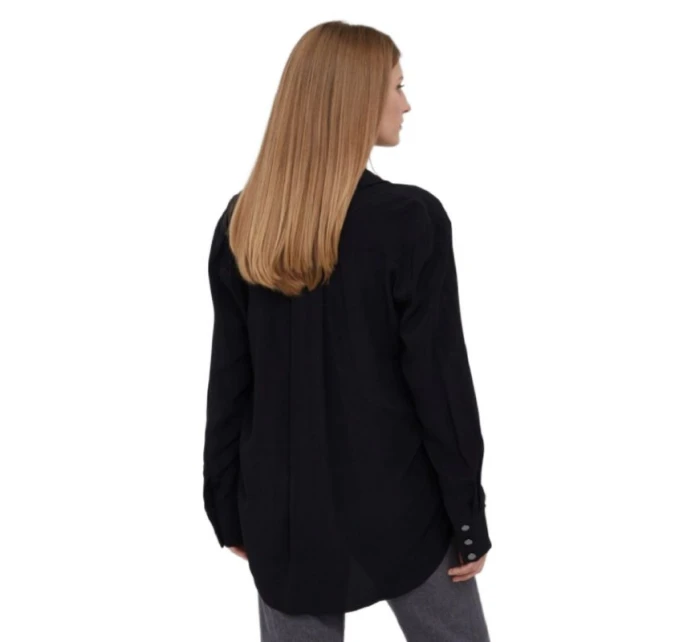 Tommy Hilfiger Viskózová krepová halenka Ls W WW0WW32274 Košile