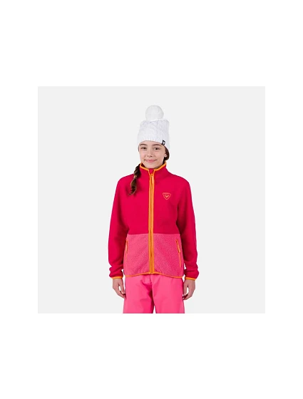 Jr model 21453299 Fleece mikina růžová - Rossignol