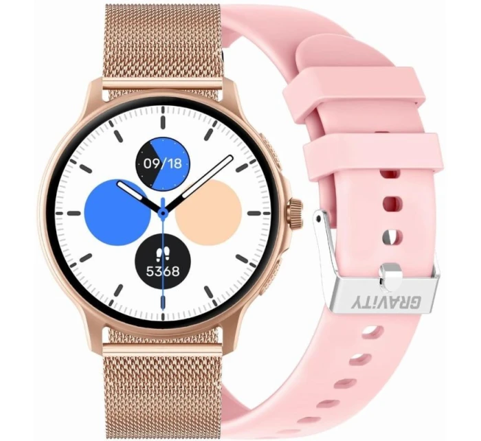 Dámské chytré hodinky Pink Strap + Rose Gold model 21806505 Dámské chytré hodinky Pink Strap + Rose Gold model 21806505