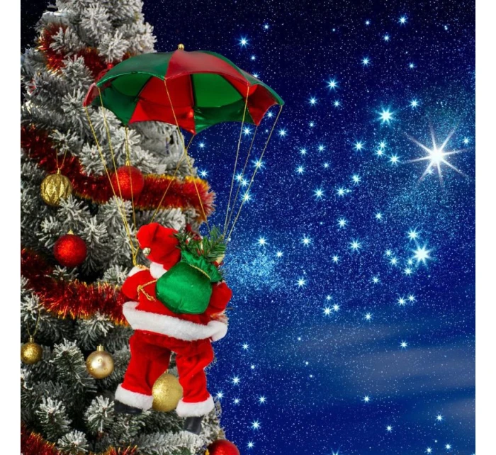 SANTA NA PADÁKU 60CM SLÍDA