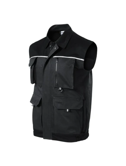 M šedá pánská vesta model 19384226 - Rimeck M šedá pánská vesta model 19384226 - Rimeck