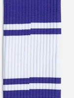 Mr. Socks L 05011 Sportovní štulpny "Baller Tubes" 88.5011 purple/white