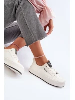 Dámské tenisky na platformě Big Star model 21654856 Bílé - Big Star Shoes Dámské tenisky na platformě Big Star model 21654856 Bílé - Big Star Shoes