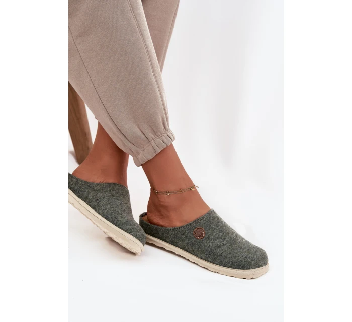 Domácí obuv dámské pantofle Inblu CS000047 zelené