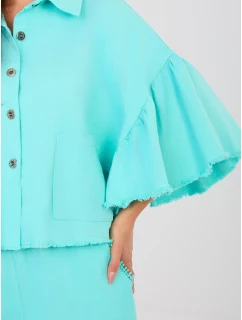 IT KR bunda FL9998.85 tyrkysová