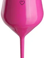 PŘEMLUVIL MĚ - růžová nerozbitná sklenice na víno 470 ml