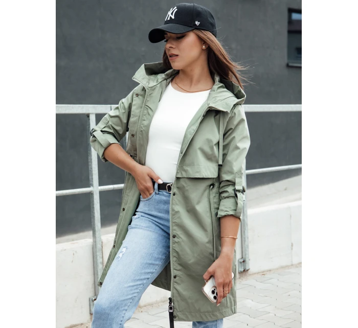 Dámská přechodná bunda parka SANXAY zelená FashionStreet TY4381