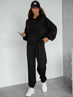 Dámská černá tepláková souprava FashionStreet AY1213