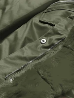 Dámská parka s kožešinou army (5m762-136) Dámská parka s kožešinou army (5m762-136)
