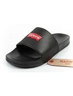 Dámské sportovní žabky Levi's pohodlné módní černé dámské boty