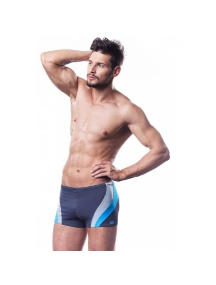 Pánské plavky 034 šedomodré S