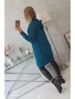 Šaty s kapucí, mikina marine Šaty s kapucí, mikina marine