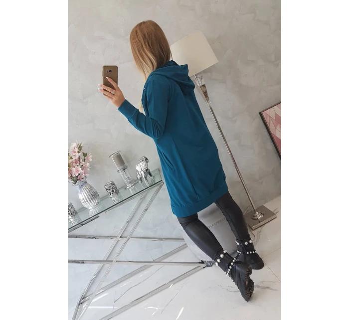 Šaty s kapucí, mikina marine Šaty s kapucí, mikina marine