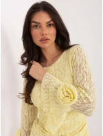 Bluzka IT BZ model 21836765 jasny żółty - FPrice Bluzka IT BZ model 21836765 jasny żółty - FPrice