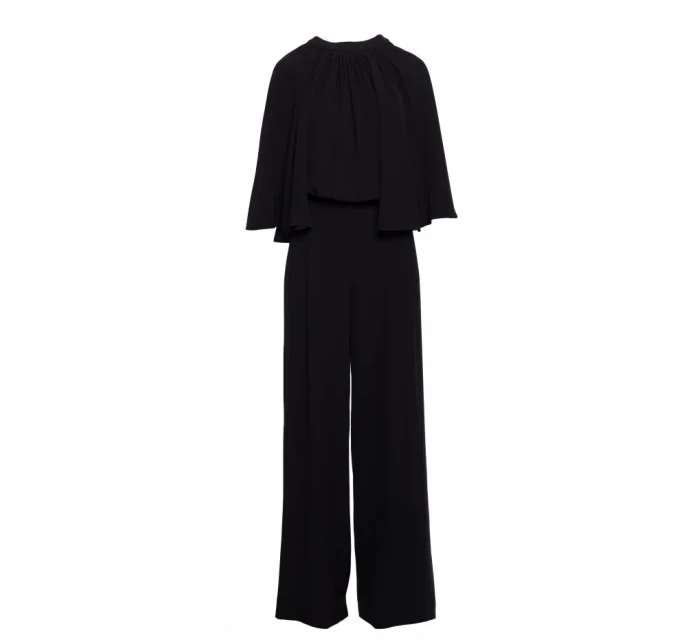 Kombinéza s širokými rukávy a zády černá model 20966199 - STYLOVE