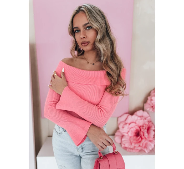 Dámská halenka s odhalenými rameny SHOWIT růžová FashionStreet MY2429