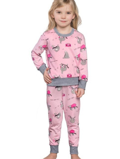 Dívčí pyžamo Orso růžové