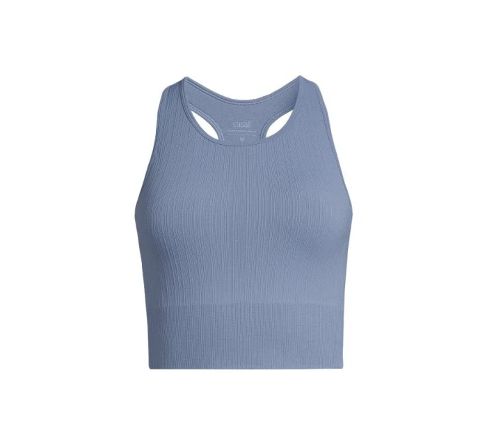 Top CASALL Multi Rib Seamless Padded Sports Top niebieski Top CASALL Multi Rib Seamless Padded Sports Top niebieski