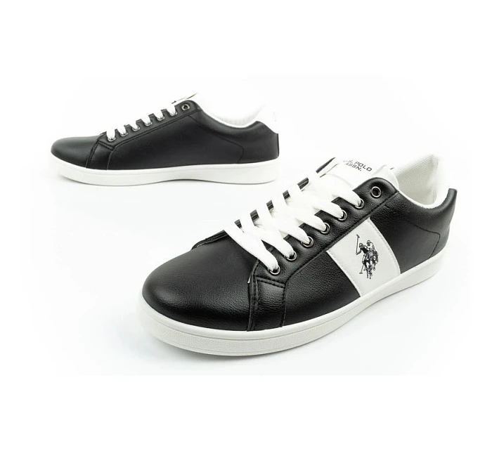 U.S. Polo model 22115581 boty trenéři pánské módní černé pohodlné