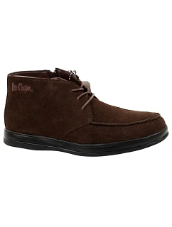 buty męskie skórzane brązowe na model 22556217 - Lee Cooper