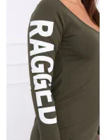 Otrhané khaki šaty Otrhané khaki šaty