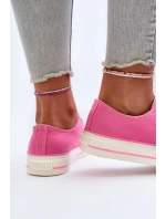 Nízké dámské tenisky Big Star model 21654830 Růžové - Big Star Shoes Nízké dámské tenisky Big Star model 21654830 Růžové - Big Star Shoes