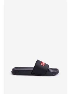 Pánské Pantofle S Logem Big Star OO174028 Černé