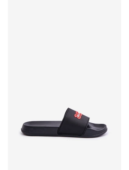 Pánské Pantofle S Logem Big Star OO174028 Černé