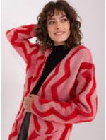 Sweter AT SW 234701.34 czerwony