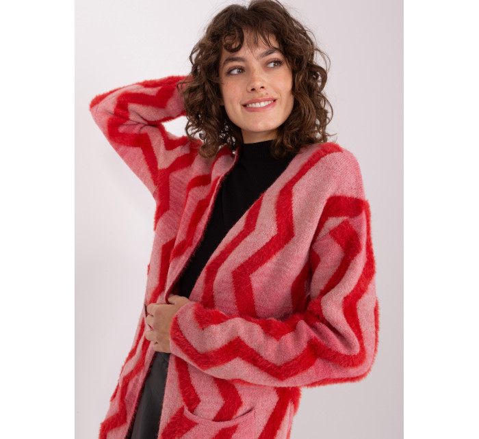 Sweter AT SW 234701.34 czerwony
