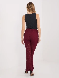 Kalhoty IT SP 9960.78 maroon