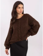 Jumper MI SW 1610.18 tmavě hnědý Jumper MI SW 1610.18 tmavě hnědý