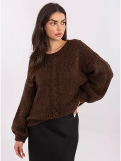 Jumper MI SW 1610.18 tmavě hnědý