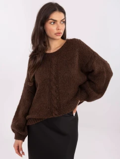 Jumper MI SW 1610.18 tmavě hnědý