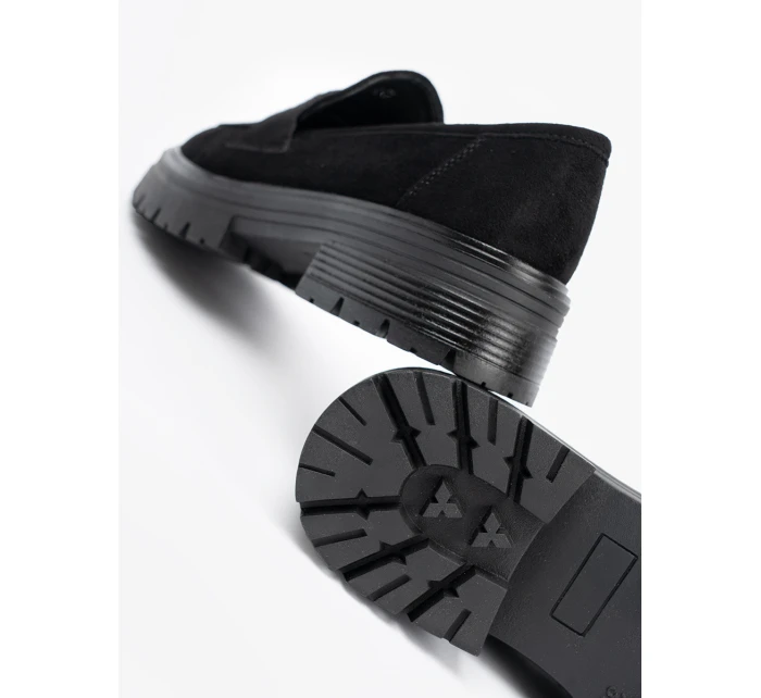 Krásné černé  polobotky dámské platforma