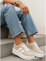 FashionStreet béžové dámské tenisky ZY1378