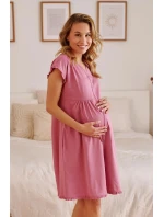 Dámská těhotenská košile 9600 pink - Doctornap Dámská těhotenská košile 9600 pink - Doctornap