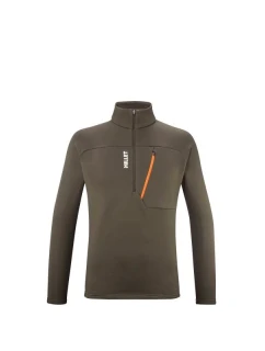 M model 21449528 Fleecová mikina Po Zip zelená - Millet