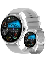 Dámské chytré hodinky Rubicon RNCF35 SILVER Náramek + řemínek Dámské chytré hodinky Rubicon RNCF35 SILVER Náramek + řemínek