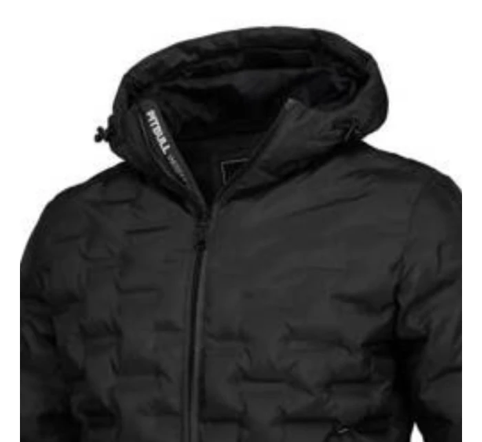 pánská jarní bunda černá s kapucí - pánské model 21931106 pánská jarní bunda černá s kapucí - pánské model 21931106
