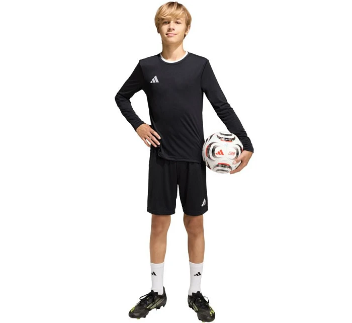 Adidas Entrada 26 dětské tričko s dlouhým rukávem černé KF5879 Adidas Entrada 26 dětské tričko s dlouhým rukávem černé KF5879