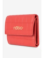 Dámská Malá Peněženka Z Kůže Vzor  Červená model 21644745 - NOBO