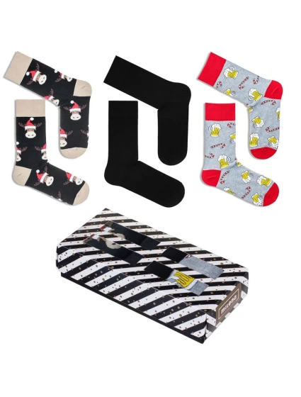 Vánoční sada ponožek 3 páry pánské v model 21780698 - Milena