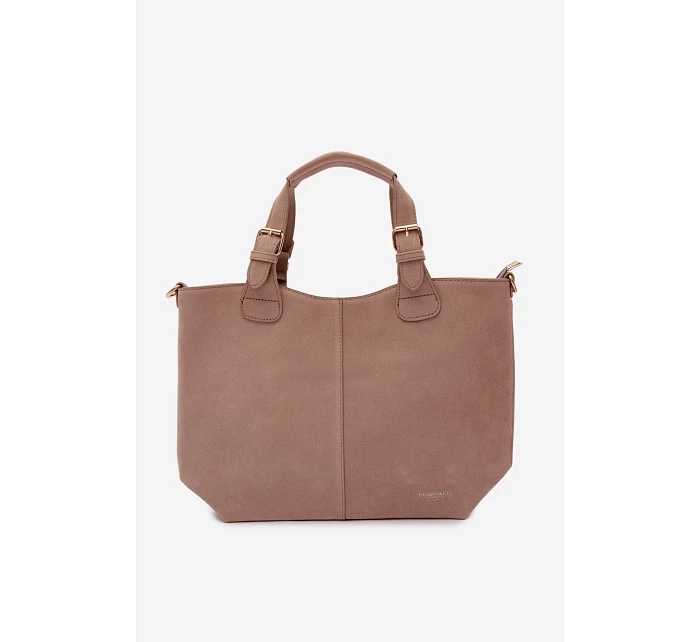 Bežová kabelka z imitace semiše Clarette